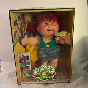 Rare Vintage 1990 Cabbage Patch Kids Snacktime Kid Doll Annabelle Amanda